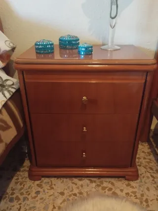 Dormitorio 2 camas cerezo