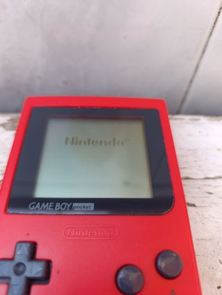 Nintendo Game Boy Pocket Roja Caja Original