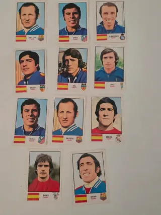 Lote 11 Cromos España Mundial 1974 Fher