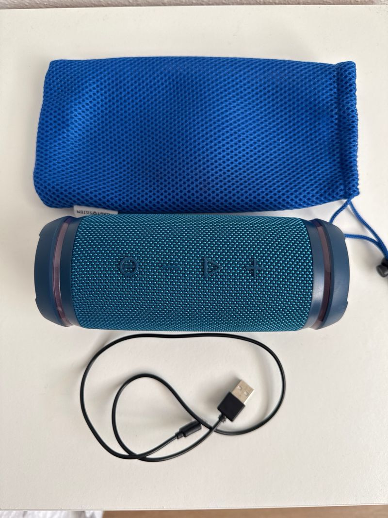 Altavoz Bluetooth Portátil Azul afbeelding 2