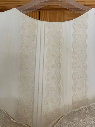 Vestido de Comunión Blanco Beige Sin Usar