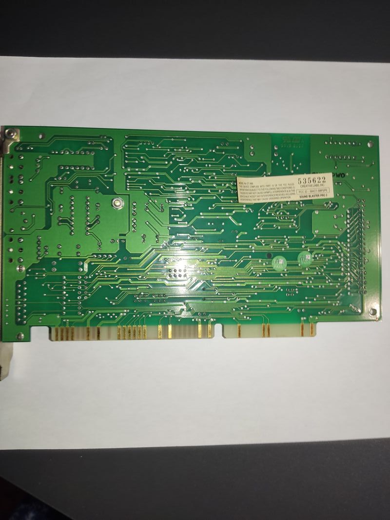 Creative Sound Blaster Pro2 CT1600 Tarjeta Sonido afbeelding 3