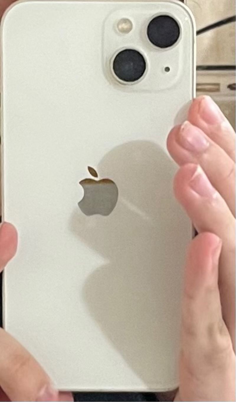 Móvil Apple Plata/Blanco
