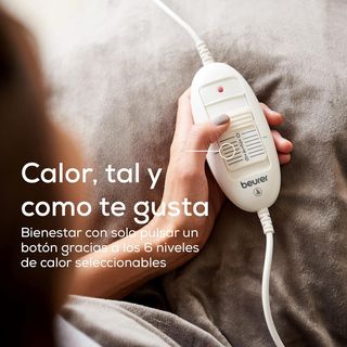 Beurer HD 75 Manta eléctrica 180 x 130 Color Topo