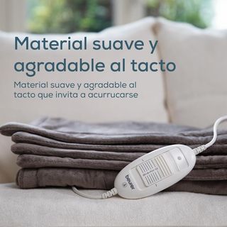 Beurer HD 75 Manta eléctrica 180 x 130 Color Topo