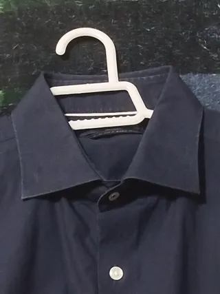 Camisa Mango Man Azul Marino Talla M