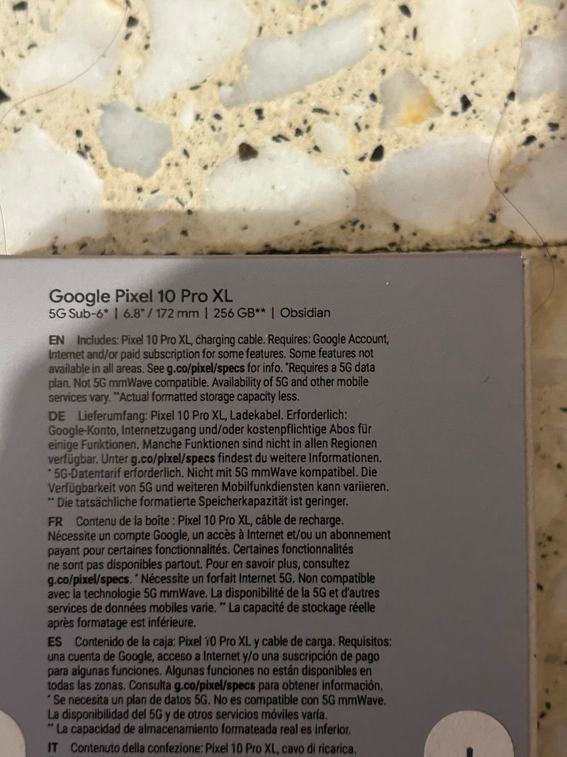 Google Pixel 10 Pro XL 256GB Obsidian afbeelding 3