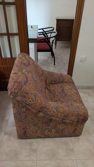 Sofá estampado 2 plazas