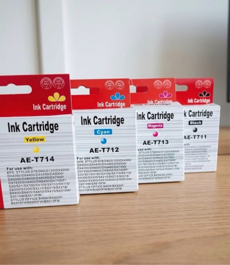 Pack 4 cartuchos tinta Epson AE-T711/712/713/714