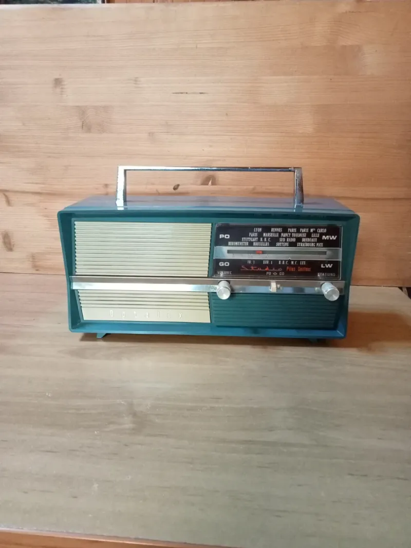 Radio Transistor Optalix Azul y Plata afbeelding 3