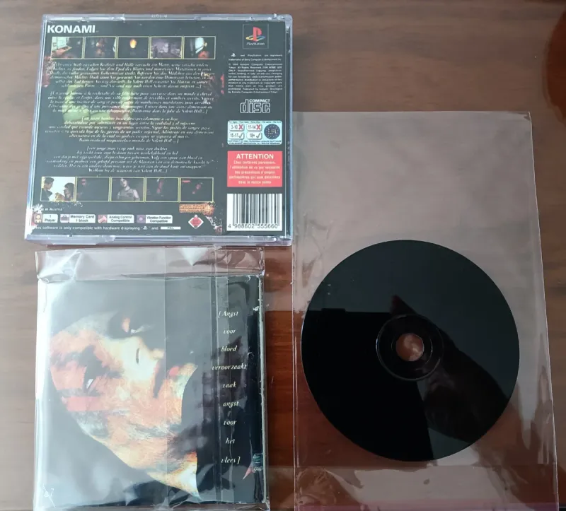 Silent Hill PlayStation 1 PAL Konami ps1 afbeelding 2