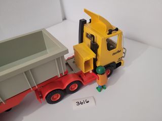 Camión Antiguo Volquete Playmobil