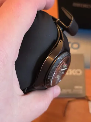 Seiko GMT Field PVD Black