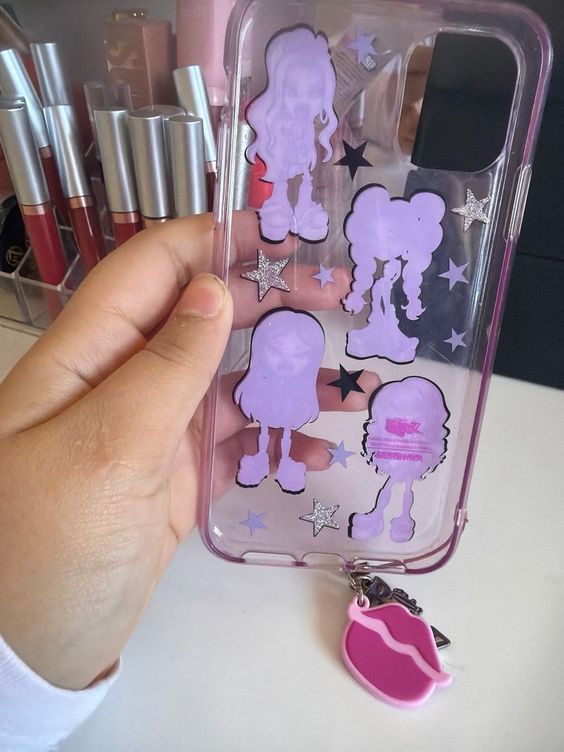 Funda iPhone 11 Bratz Lila Estrellas afbeelding 2