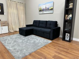 Sofá Cama Gris con Arcón