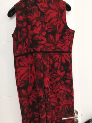Vestido floral Simply Vera Vera Wang rojo