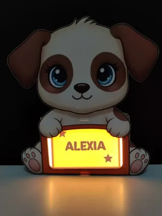 Lámpara personalizada personaje