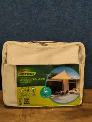 Vela Sombreo Nortene Sun-Net 3,6x3,6x3,6 m