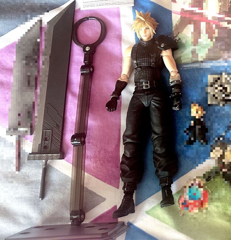 Cloud Strife Play Arts Kai V2 Figura Final Fantasy afbeelding 5