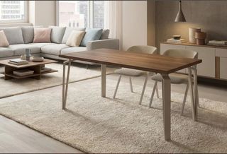 MESA FIJA DE COMEDOR ARC 90 x 200.