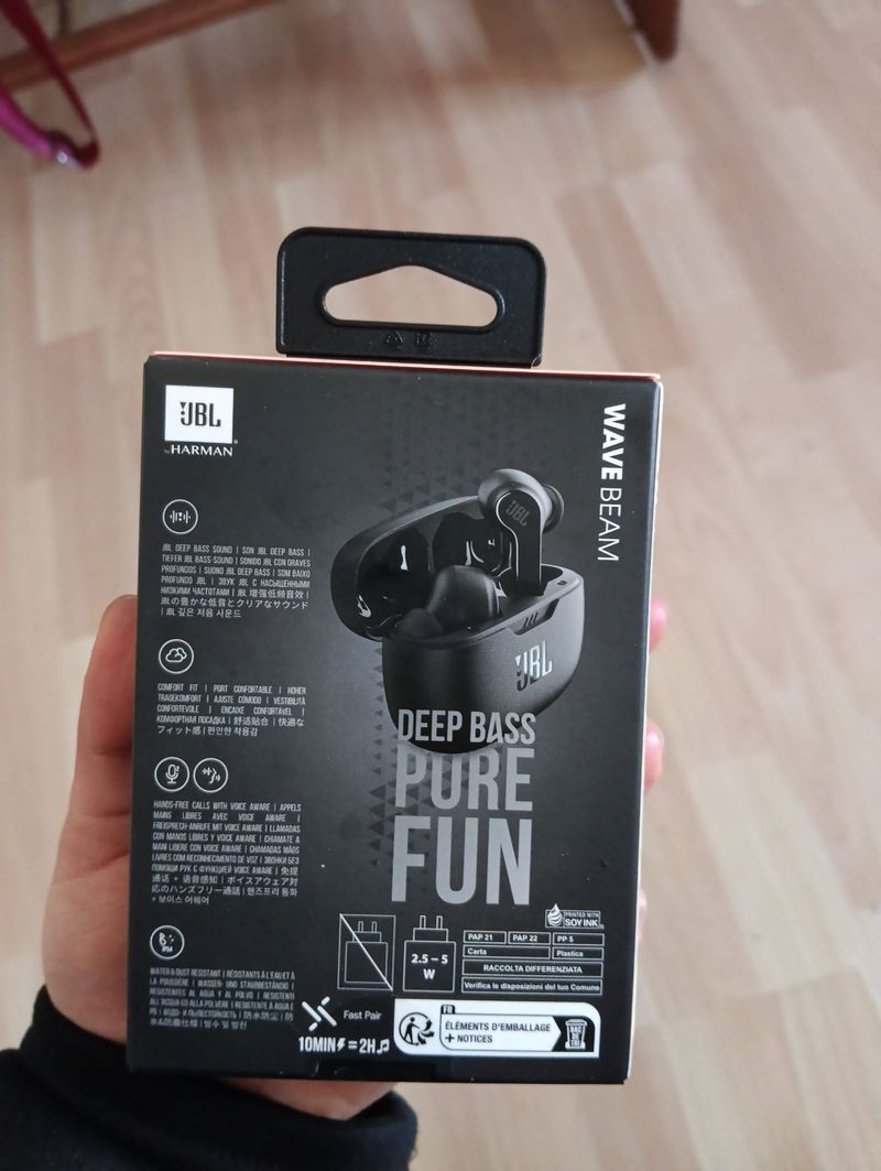 Auriculares JBL Wave Beam Negros