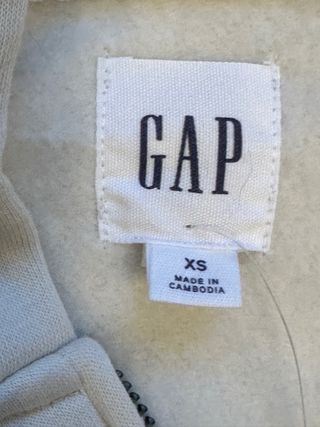 Sudadera Gap Hombre Beige Talla XS nueva