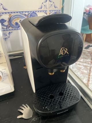 Cafetera L'OR Barista Negra y Blanca