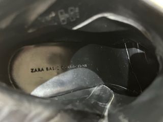 Botines de piel negros