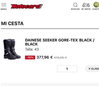 Botas Dainese Seeker Gore-Tex
