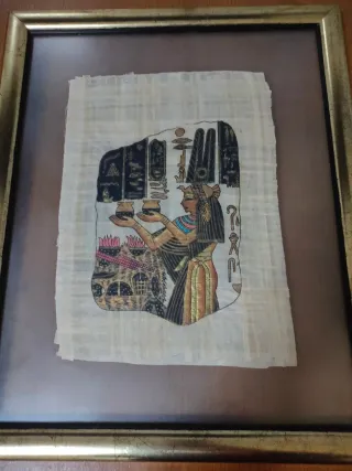 Papiro Egipcio Enmarcado