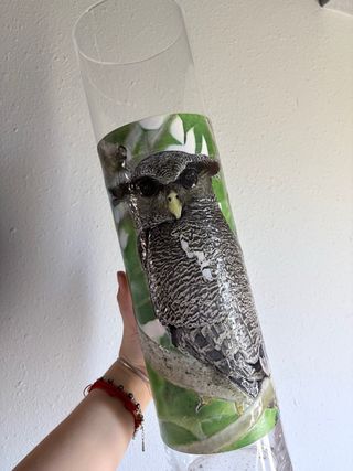 Jarrón de cristal hecho a mano