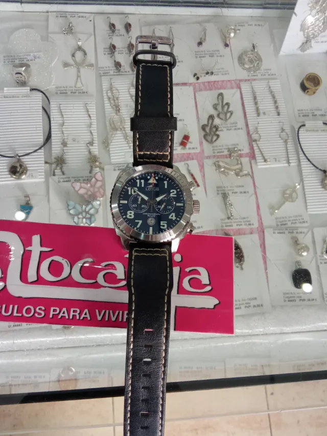 Reloj Lotus Cronógrafo Pilot Azul