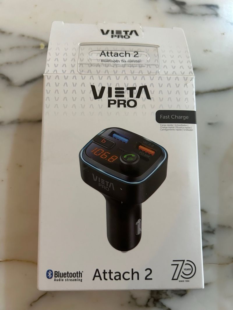 Transmisor FM Vieta Attach 2 Bluetooth afbeelding 2
