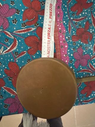 Set 6Pentole Rame Manico Bronzo