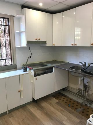 Mueble Radiador Madera y Mármol