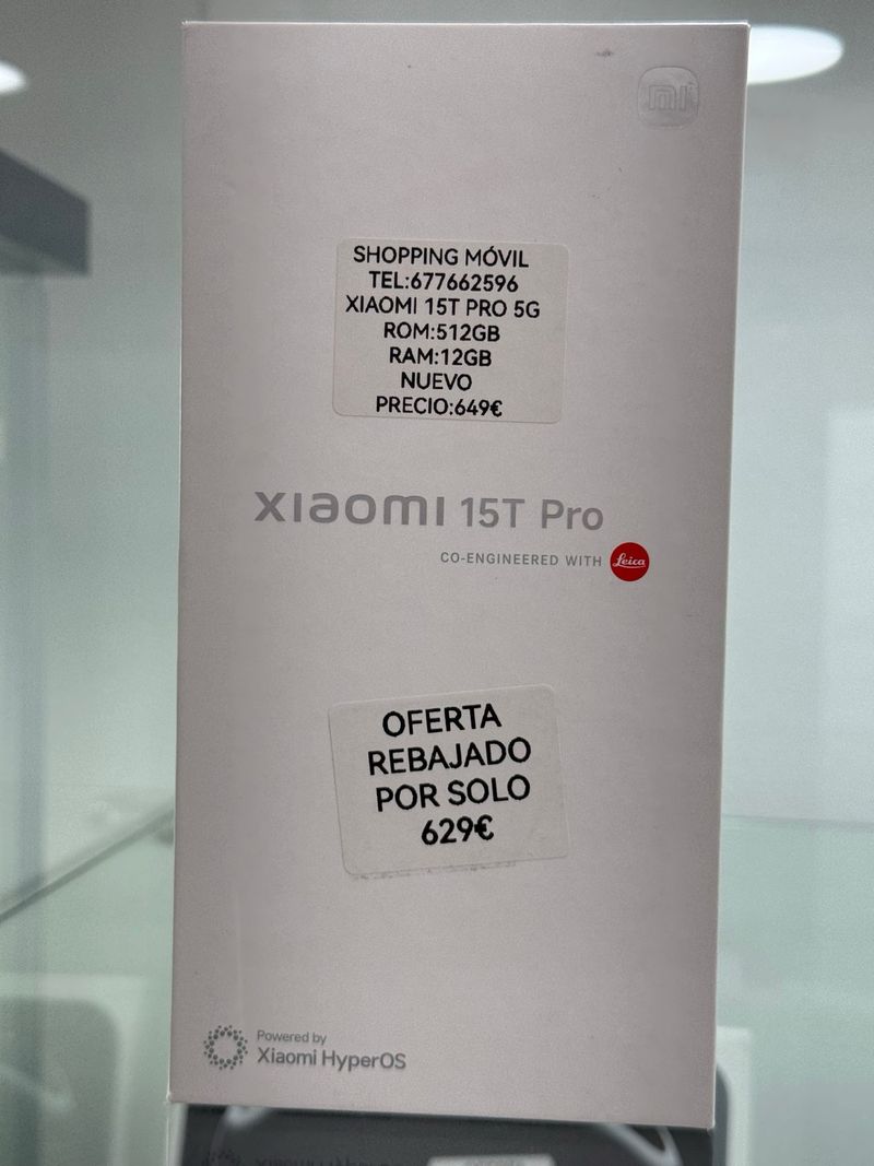 Xiaomi 15T Pro 5G 512GB 12GB RAM Nuevo