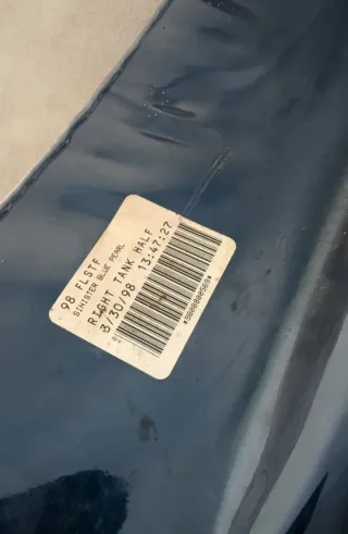 Depósito Harley Davidson Azul Sinister