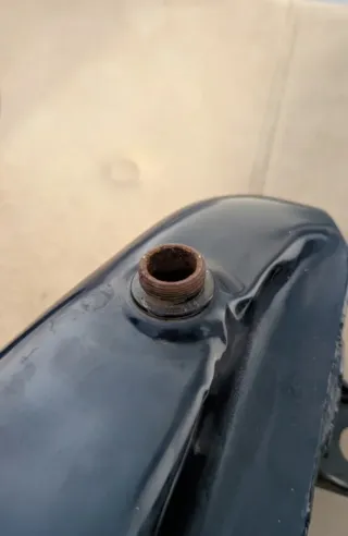 Depósito Harley Davidson Azul Sinister