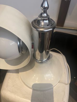 Lámpara Vintage Metal y Cristal