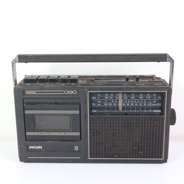 Radio boombox Philips 22ER090/50 de los 80 sin probar