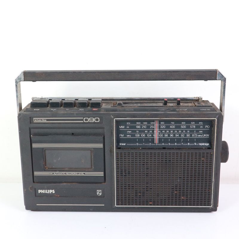 Radio boombox Philips 22ER090/50 de los 80 sin probar