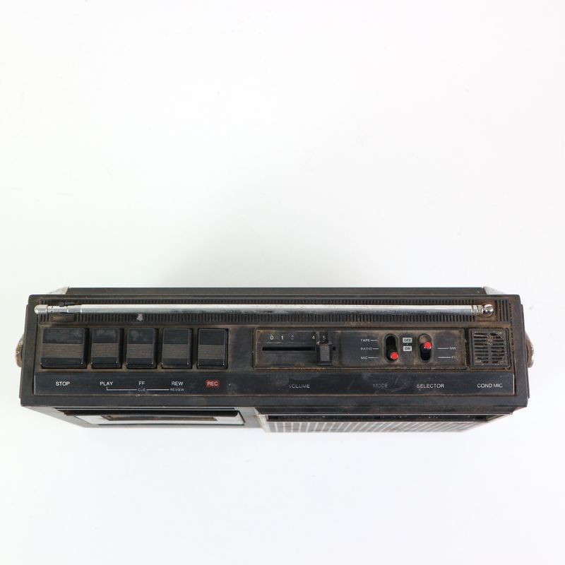 Radio boombox Philips 22ER090/50 de los 80 sin probar afbeelding 3