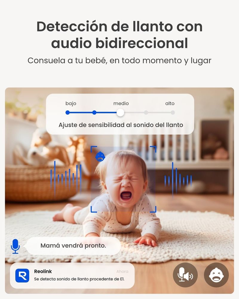 Reolink 2K Camara Vigilancia WiFi Interior, 360° afbeelding 6