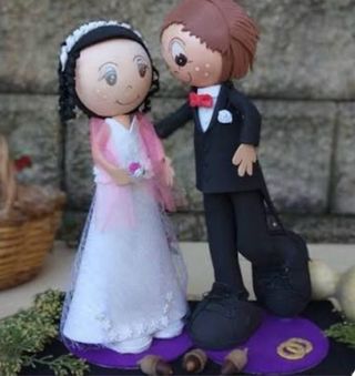 Fofuchas Novios Hechas a Mano