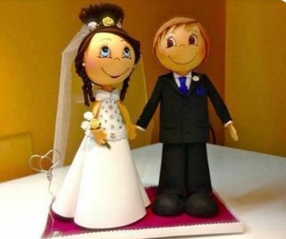Fofuchas Novios Hechas a Mano