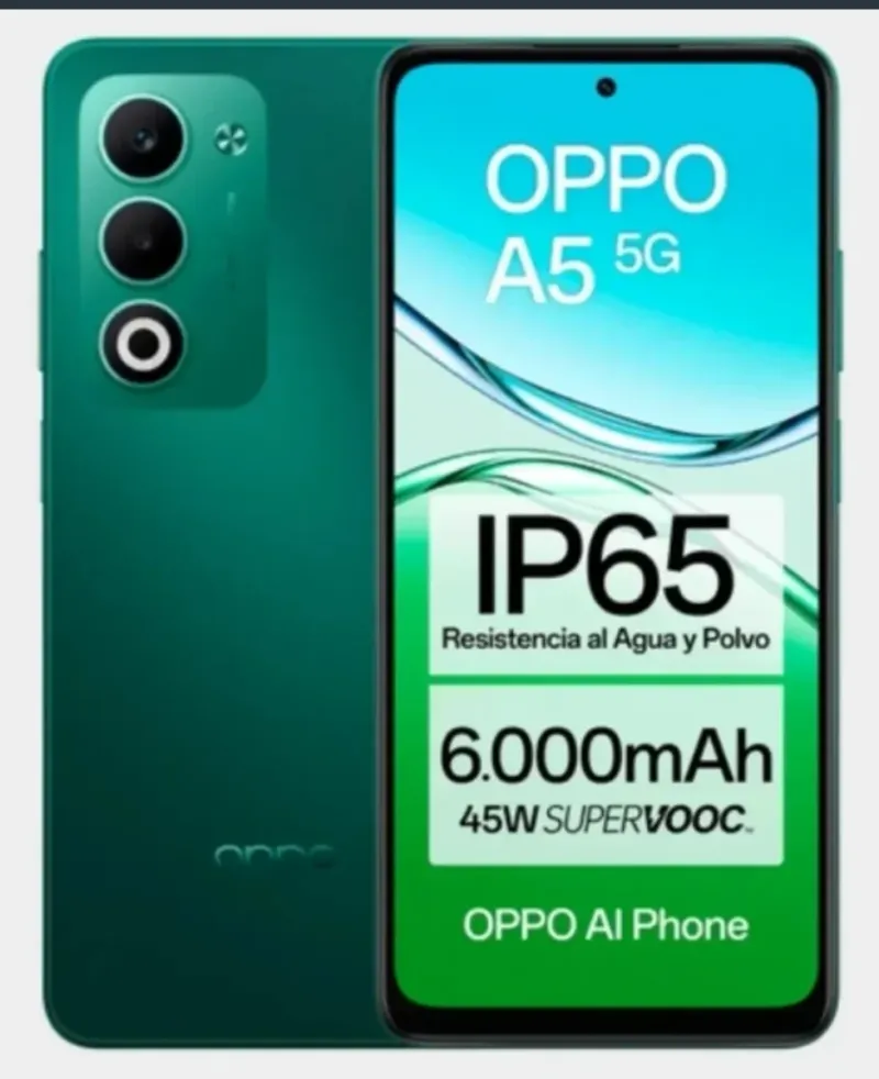 OPPO A5 5G Verde Nuevo Sin Estrenar