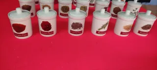 Juego de especieros de cerámica