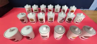 Juego de especieros de cerámica