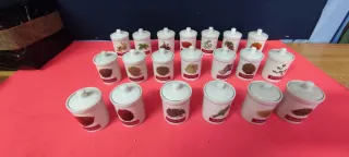 Juego de especieros de cerámica