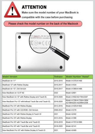 Funda Macbook Air 13 A1932/A2176/A2337